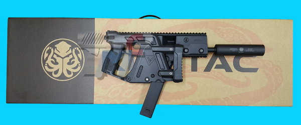 KRYTAC KRISS Vector AEG SMG with Mock Suppressor (Black) - Click Image to Close